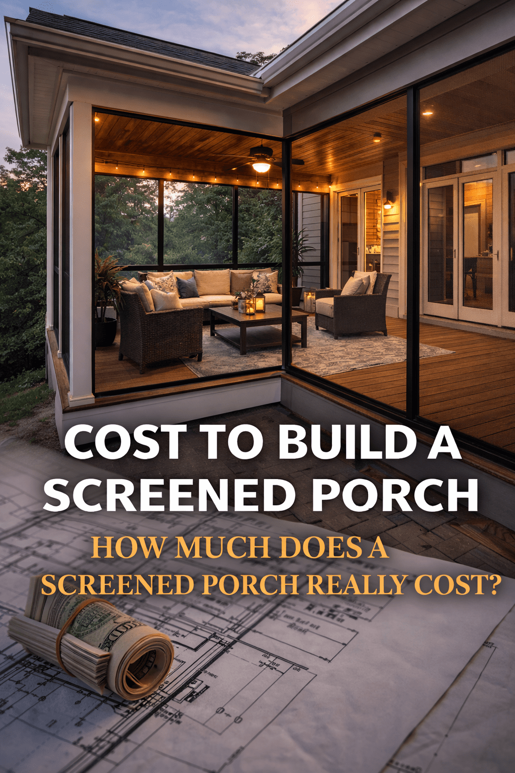 Cost to Build a Screened Porch