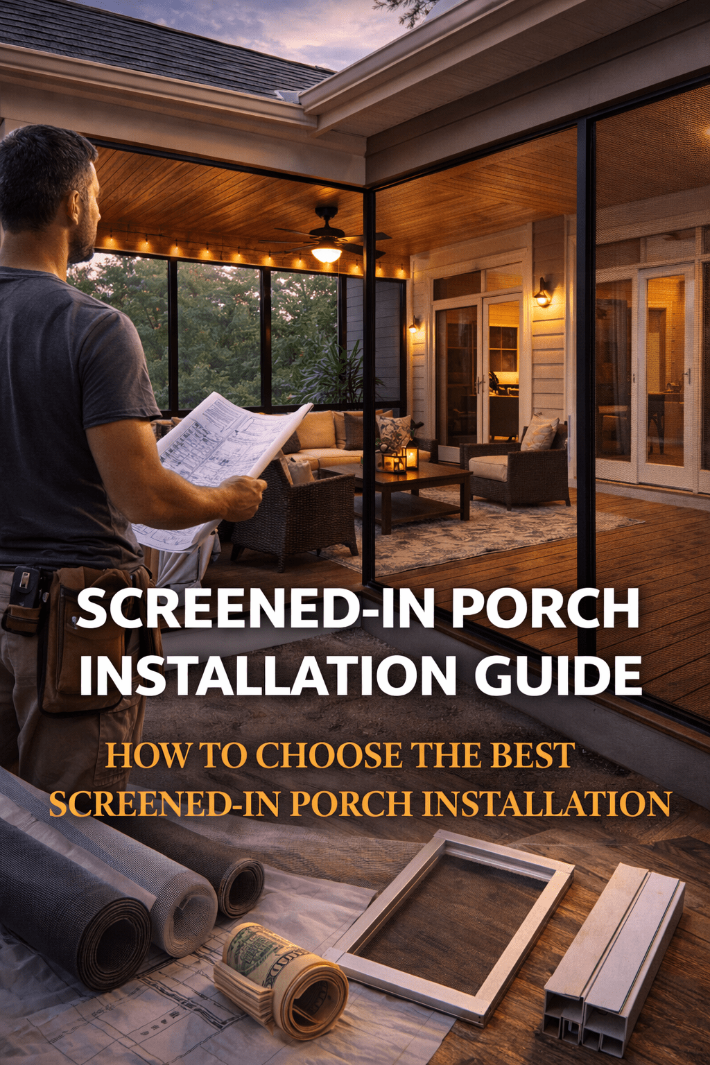 screened-in porch installation guide