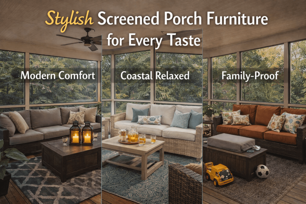 screened-in porch design