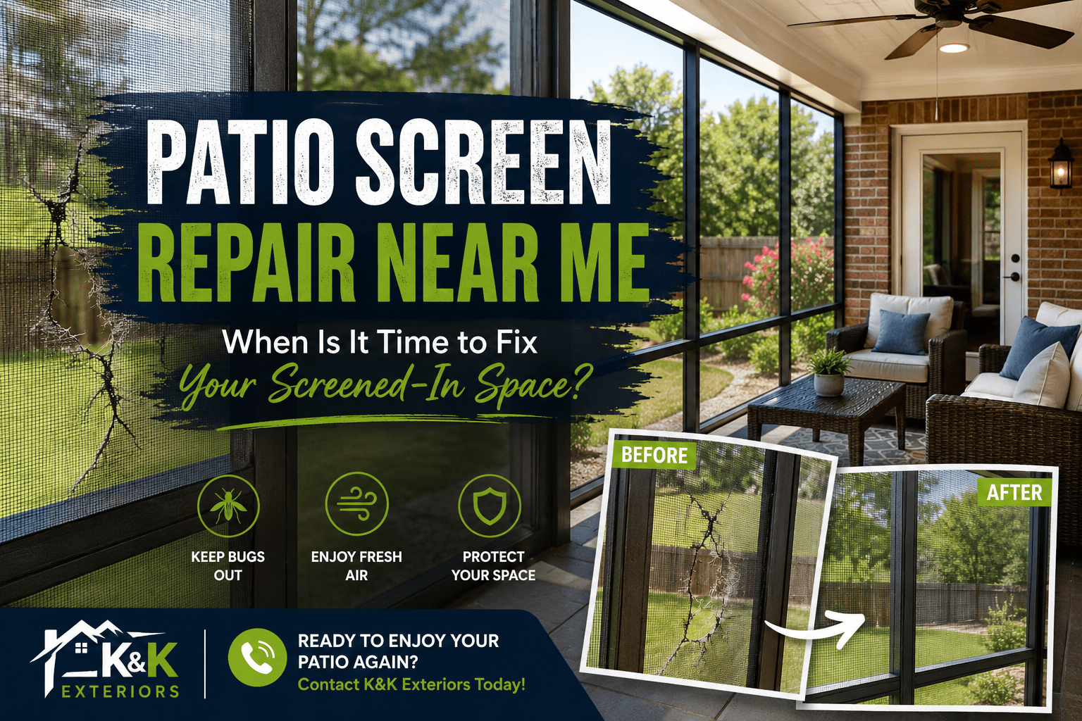 patio screen repairs