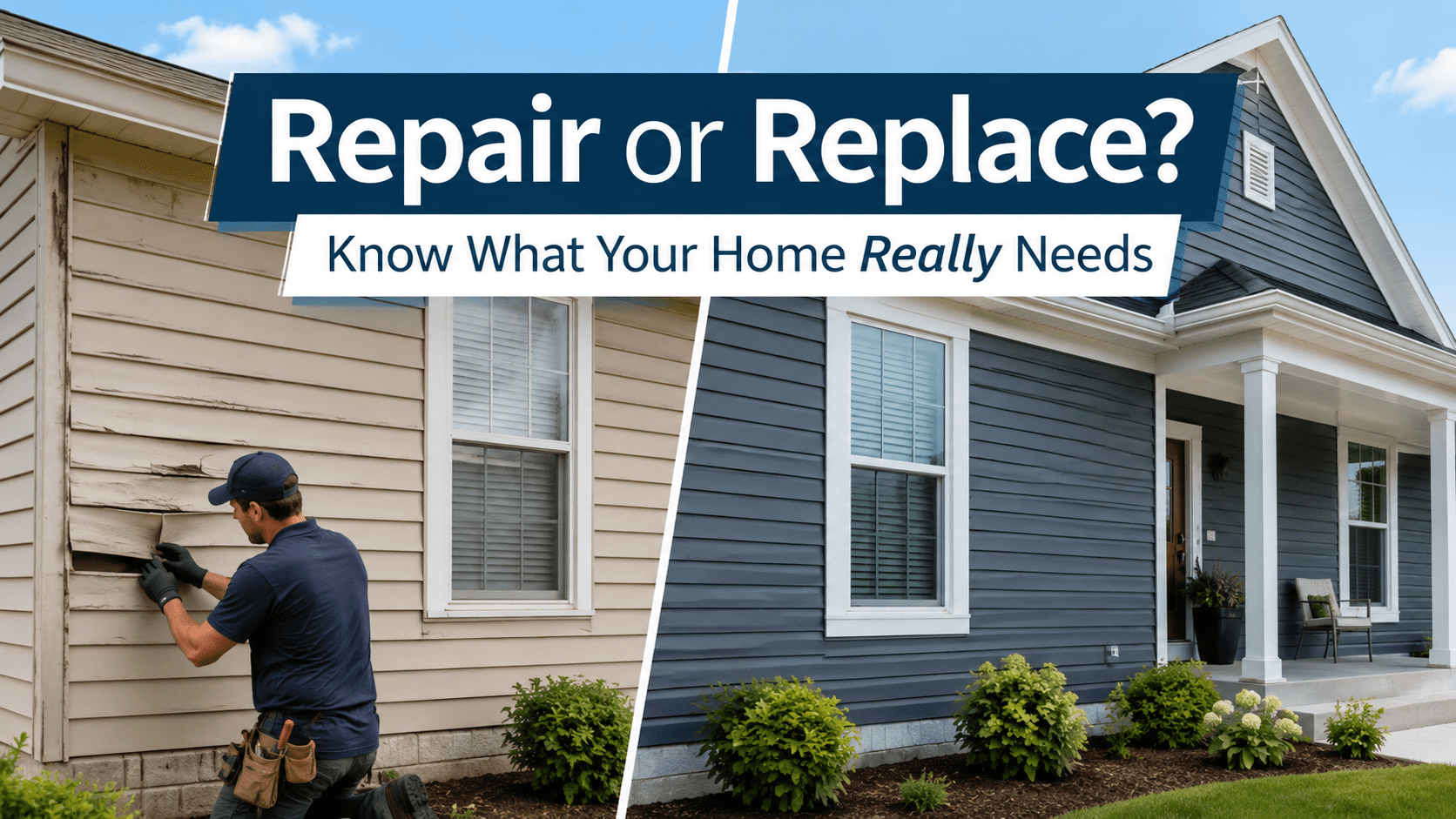 Siding repair and replacement