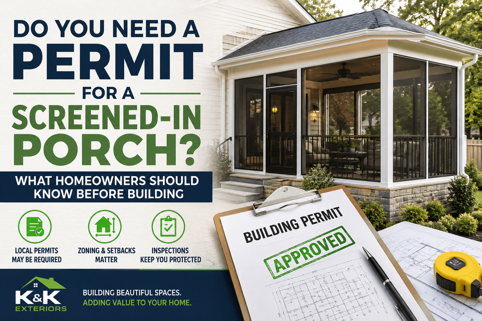 Permit for Porch