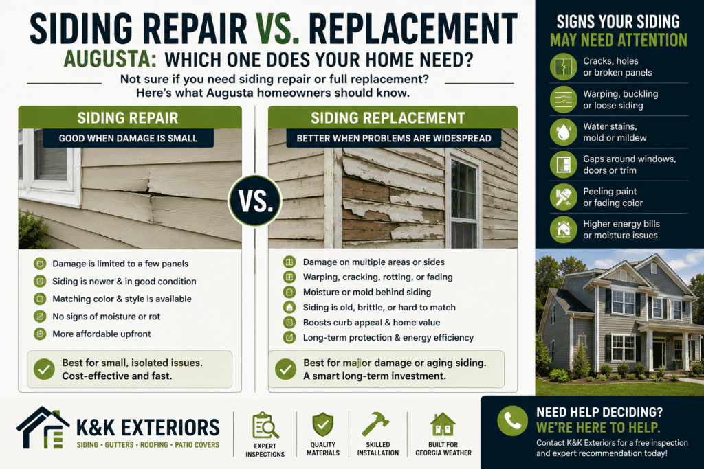 siding repair and installation